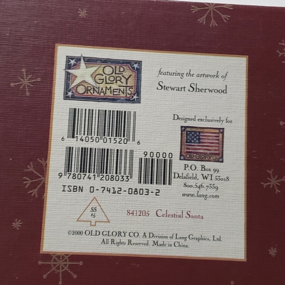 Vintage and Rare 2000 "Celestial Santa" by Stewart Sherwood Ornament - Picture 11 of 14